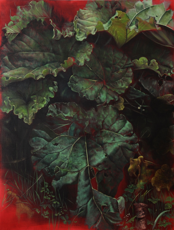 Pestwurz, Oil, 130 x 170 cm
