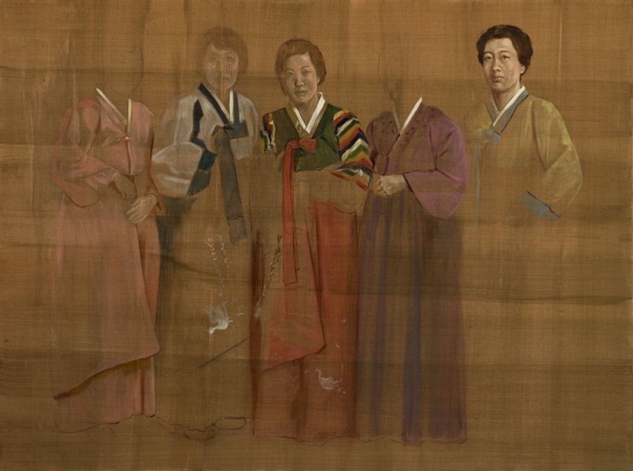 Alles Gute den zwei Schwestern, Oil, 160 x 120 cm